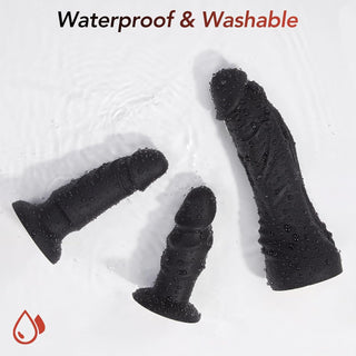 TrioPlay Strap-On Kit | 3 Silicone Dildos, Adjustable Harness