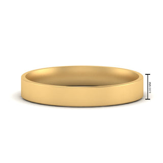 Light Weight Flat 4 mm | Wedding Band