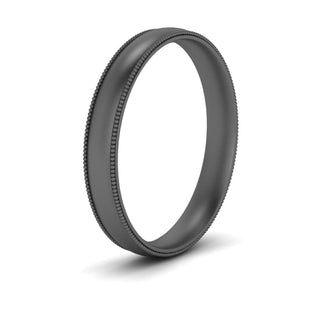 Milgrain Wedding Band | 4 mm
