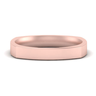 Square Wedding Band | 4 mm - MENAGERIE Intimates MENS Lingerie