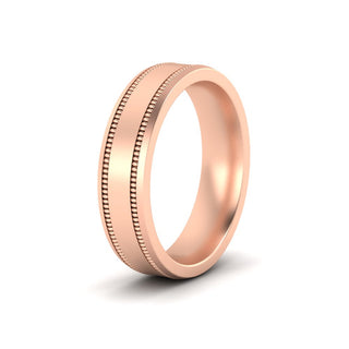 5 mm Mens Band Double Milgrain - MENAGERIE Intimates MENS Lingerie