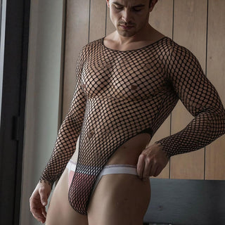 Leopard Sheer Mesh Bodysuit