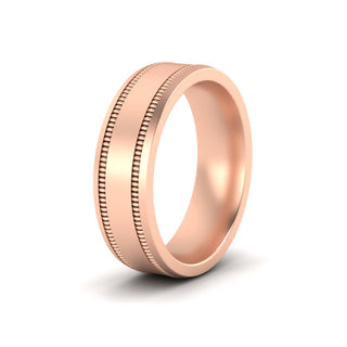 5 mm Mens Band Double Milgrain - MENAGERIE Intimates MENS Lingerie