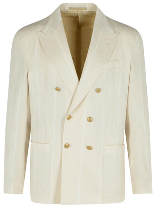 Cotton Blend Blazer Men