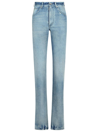 Maison Margiela 'Straight' Light Blue Denim Jeans Femme