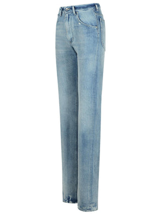 Maison Margiela 'Straight' Light Blue Denim Jeans Femme