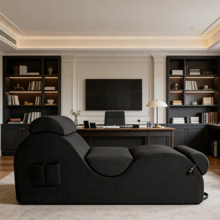 VelvetReverie Large Velvet Sex Chaise Lounge
