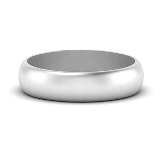 Low Dome 6mm Men Wedding Band - MENAGERIE Intimates MENS Lingerie