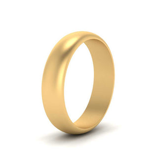 Low Dome 6mm Men Wedding Band - MENAGERIE Intimates MENS Lingerie