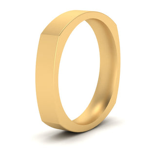 Square Wedding Band | 4 mm - MENAGERIE Intimates MENS Lingerie