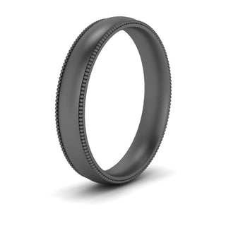 Milgrain Wedding Band | 4 mm