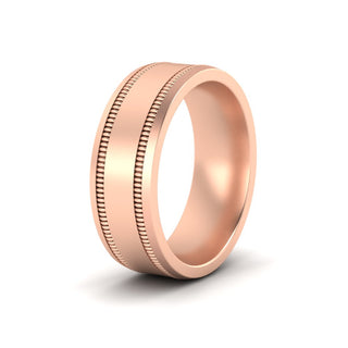 5 mm Mens Band Double Milgrain - MENAGERIE Intimates MENS Lingerie