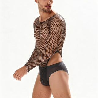 Leopard Sheer Mesh Bodysuit