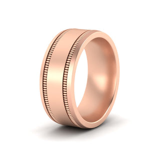 5 mm Mens Band Double Milgrain - MENAGERIE Intimates MENS Lingerie