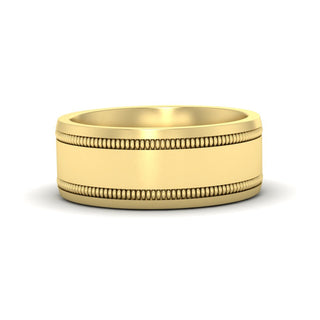 5 mm Mens Band Double Milgrain - MENAGERIE Intimates MENS Lingerie