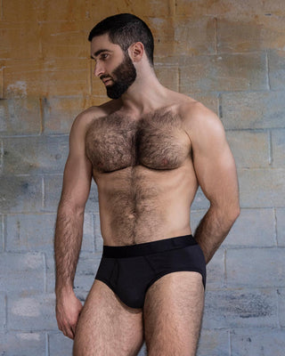 Flex Fly Front Brief Black
