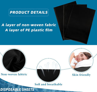 CleanGuard Disposable Waterproof Play Sheets 50 Pack
