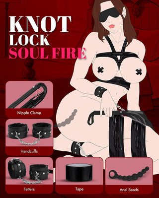 NoirBond | 17 Piece Bondage Set