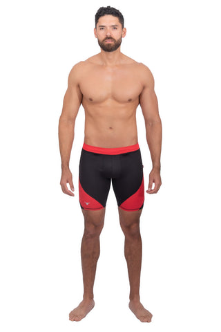 Shorts | Black on Red - MENAGERIE Intimates MENS Lingerie