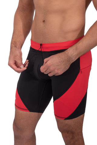 Shorts | Black on Red - MENAGERIE Intimates MENS Lingerie