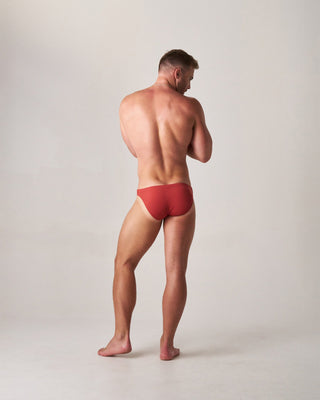 Statement Bikini Swim Brief | Terracotta - MENAGERIE Intimates MENS Lingerie