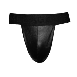 BAND THONG | LEATHER | BLACK - MENAGERIE Intimates MENS Lingerie