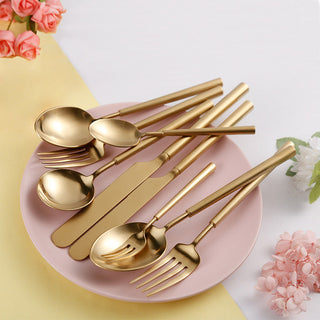 Barton Luxury Gold Cutlery Set | 3CARATS