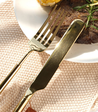 Barton Luxury Gold Cutlery Set | 3CARATS