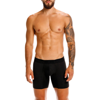 MIDRISE BOXER in BLACK - MENAGERIE Intimates MENS Lingerie