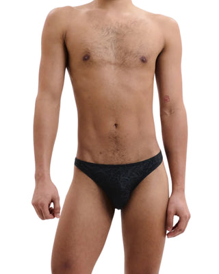Louis Open Thong in Black