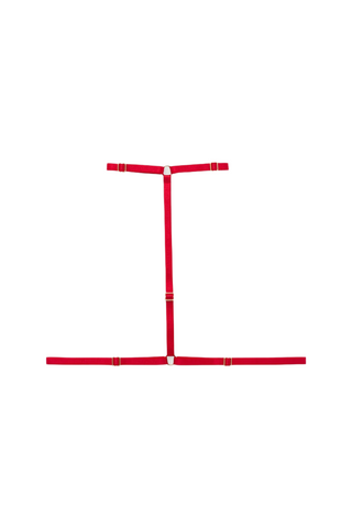 Sisi's T Harness | RED | FULL OF DESIRE