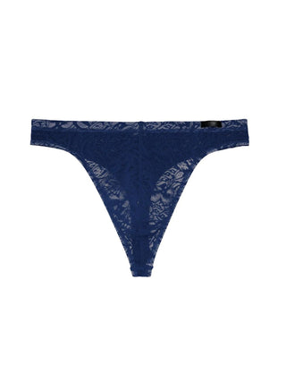 Free Cut Lace | Thong  | Navy