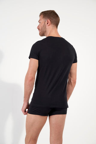 Supreme Cotton Tee-Shirt | Crew Neck | Black