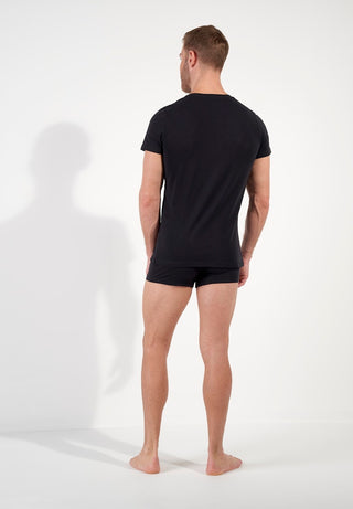 Supreme Cotton Tee-Shirt | Crew Neck | Black