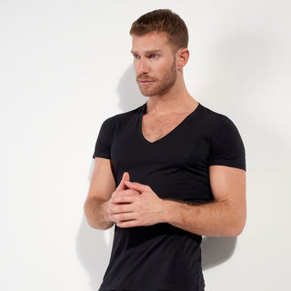 Supreme Cotton V-Neck | T-Shirt | Black