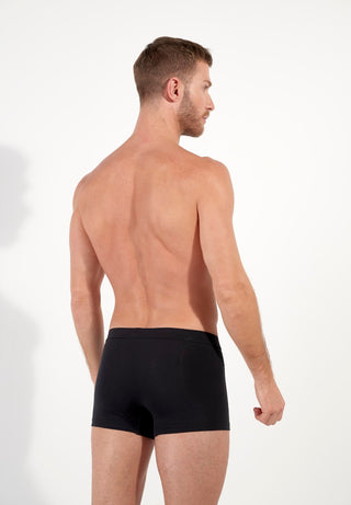 Supreme Cotton Comfort Boxer Briefs | Black