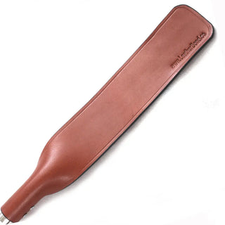 Leather Paddle Slapper | with Steel Handle