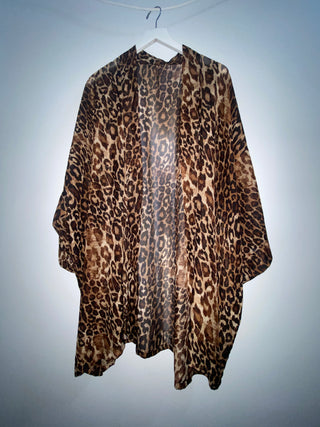 KIMONO ROBE | LEOPARD | SAMPLE SALE - MENAGERIE Intimates MENS Lingerie