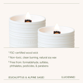 Eucalyptus & Alpine Sage Candle | Lucienne