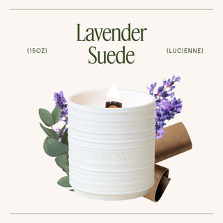 Lavender Suede Candle | Lucienne