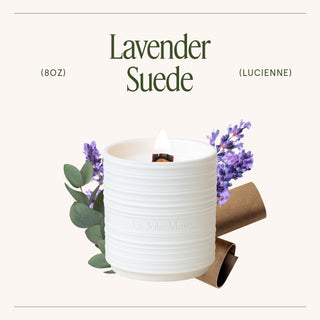 Lavender Suede Candle | Lucienne