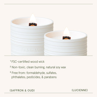 Saffron & Oud Candle | Lucienne