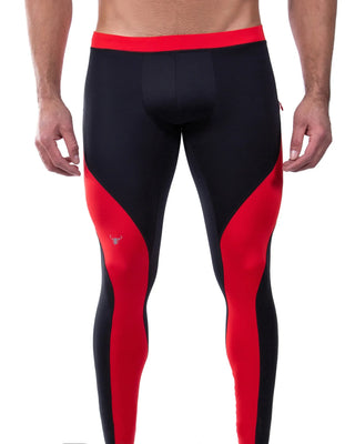 Meggings | Black on Red - MENAGERIE Intimates MENS Lingerie