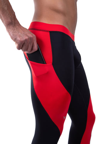 Meggings | Black on Red - MENAGERIE Intimates MENS Lingerie