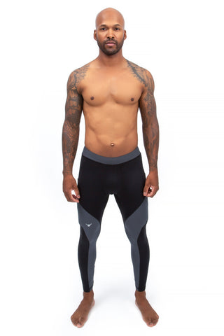 Meggings | Black on Gray - MENAGERIE Intimates MENS Lingerie