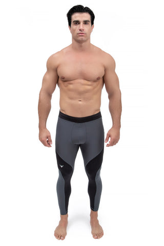 Meggings | Black on Gray - MENAGERIE Intimates MENS Lingerie