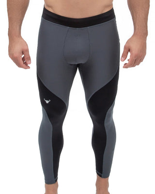 Meggings | Black on Gray - MENAGERIE Intimates MENS Lingerie