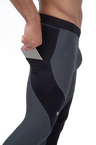 Meggings | Black on Gray - MENAGERIE Intimates MENS Lingerie