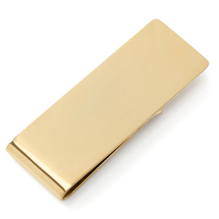 Stainless Steel Gold Engravable Money Clip - MENAGERIE Intimates MENS Lingerie