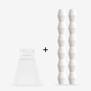 Geometric Pillar Candles + Tumbler